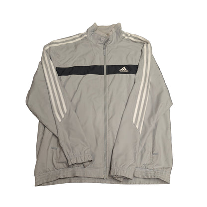 Adidas Classics Light Grey Track Jacket – L