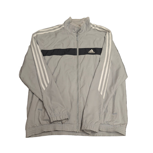 Adidas Classics Light Grey Track Jacket – L