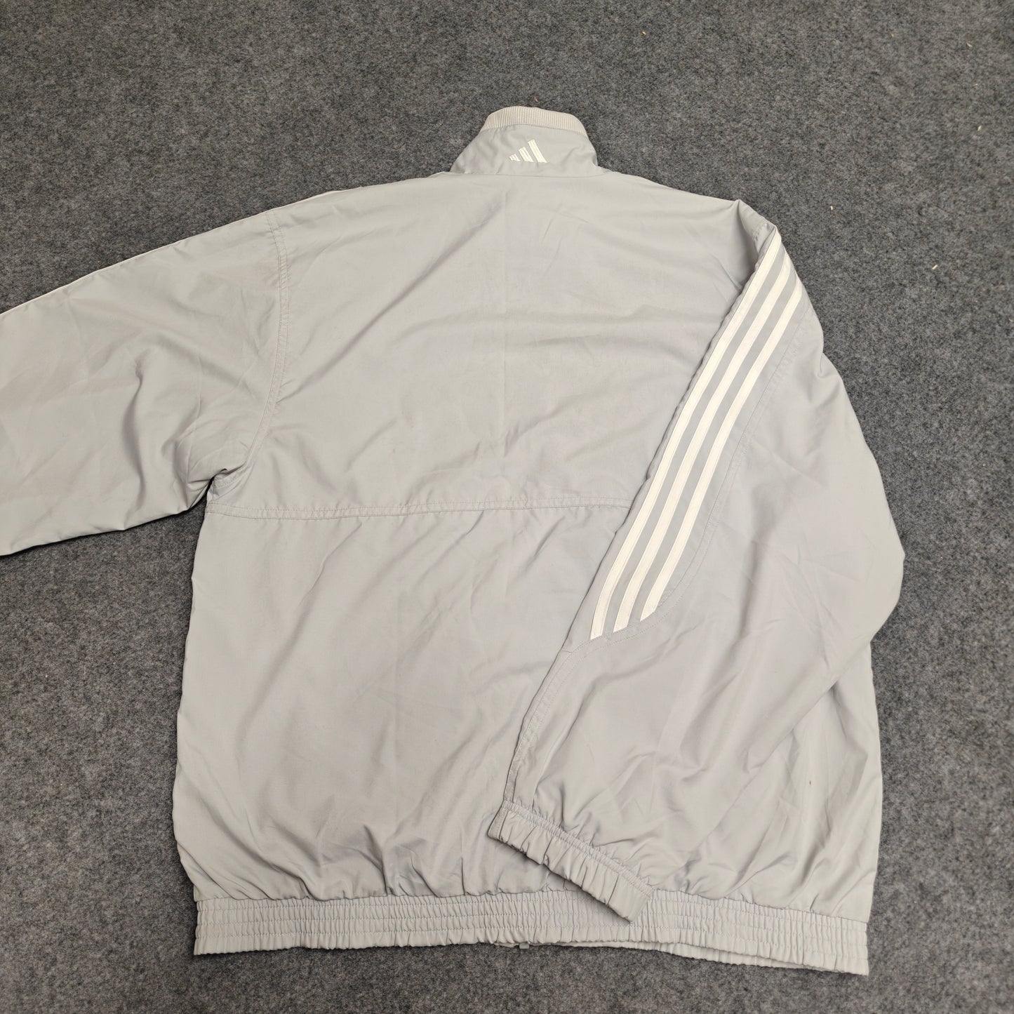 Adidas Classics Light Grey Track Jacket – L